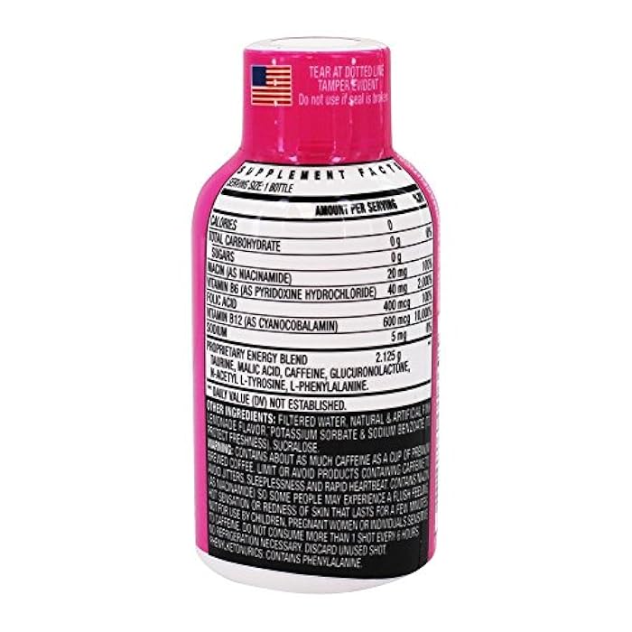Stacker 2 Pink Lemonade B12 Energy Shot, 2oz (12 Pack) - Image 3