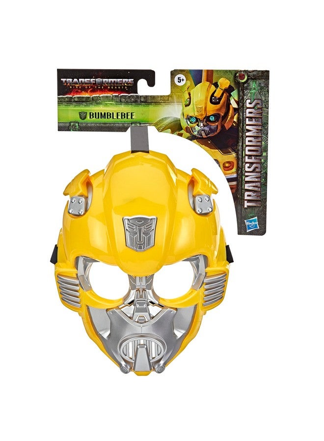 Transformers Toys Rise of The Beasts Movie Bumblebee Roleplay Costume Mask for Ages 5 and Up, 10-inch - Image 2