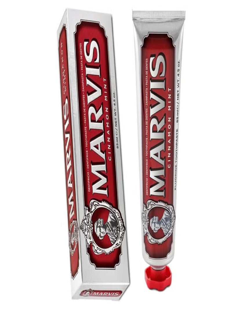 Marvis Cinnamon Mint Toothpaste, 85 ml, - Image 2