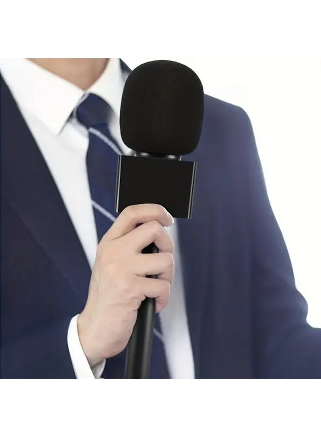 Wireless Microphone Adapter Set with Handheld Stick Sponge Cover and Microphone Flag - Image 5