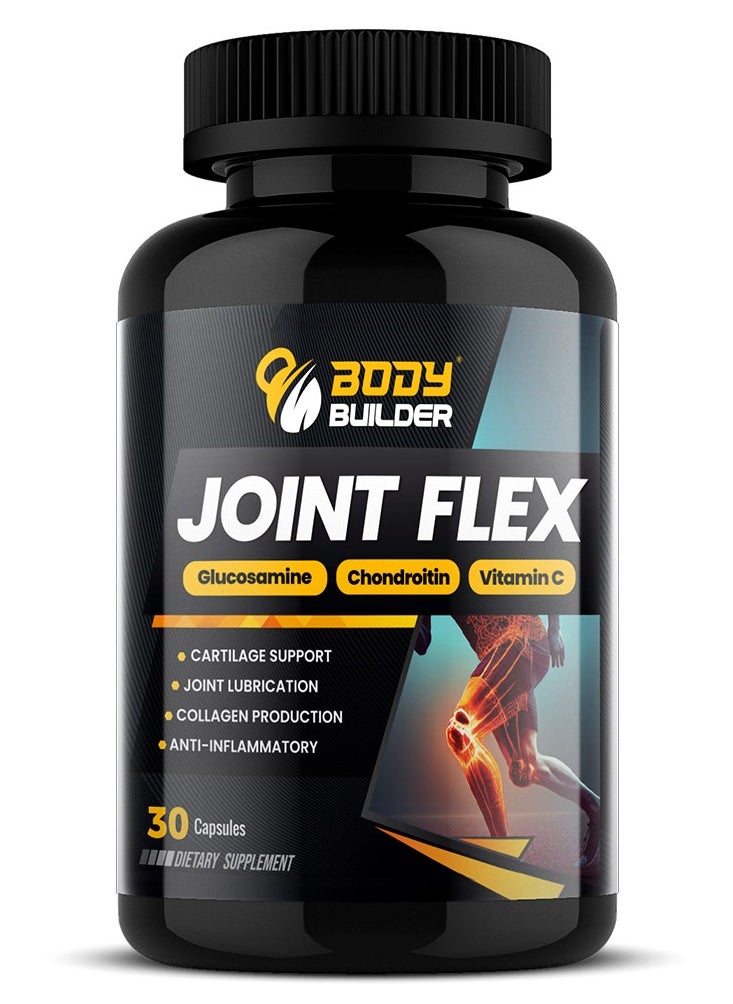 Body Builder Joint Flex, Anti-inflammatory ,30 Capsules 