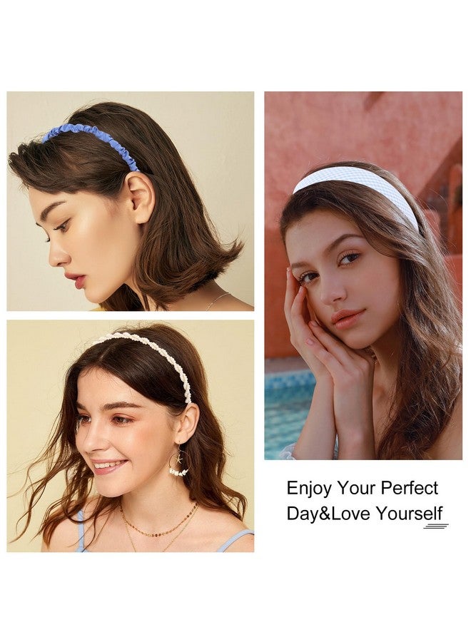 AMCAMI Fashion Headbands for Women Girls 8 Pcs Fashion Hair Accessories Set Head Bands for Women'S Hair Headbands for Girls Fashion Accessories Cute Headbands for Women Non Slip Headbands for Women - Image 2
