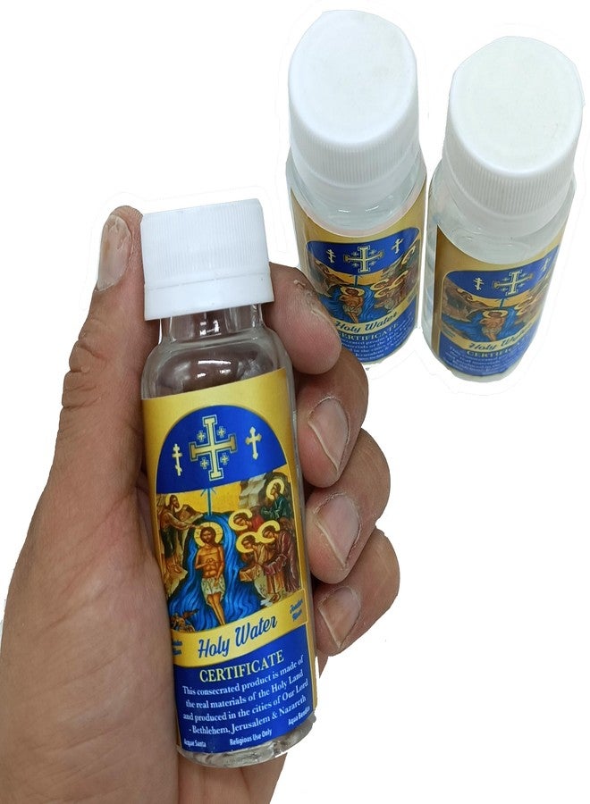 ZULUF Jordan River Holy Water Set of 3 – Blessed Water from Baptism Site for House Blessing, Healing, Spiritual Use - Image 2