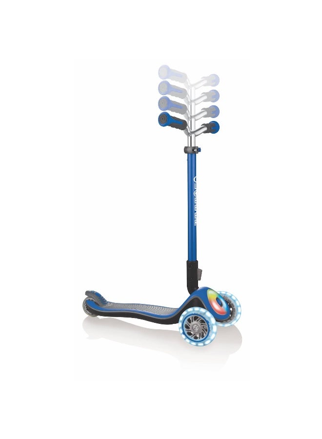 Globber Elite Prime Light-up Scooter (Navy) - Image 2