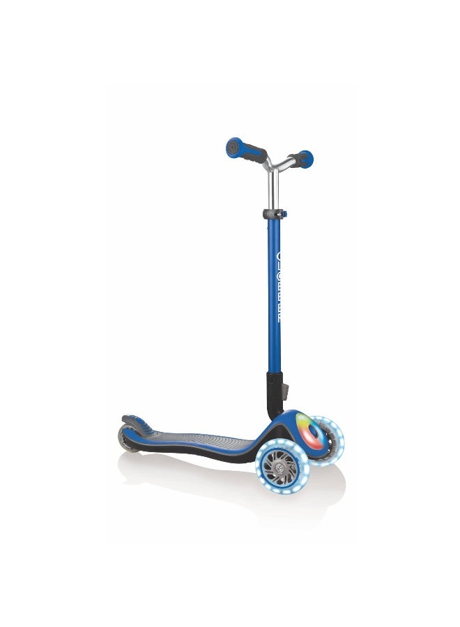 Globber Elite Prime Light-up Scooter (Navy) - Image 1