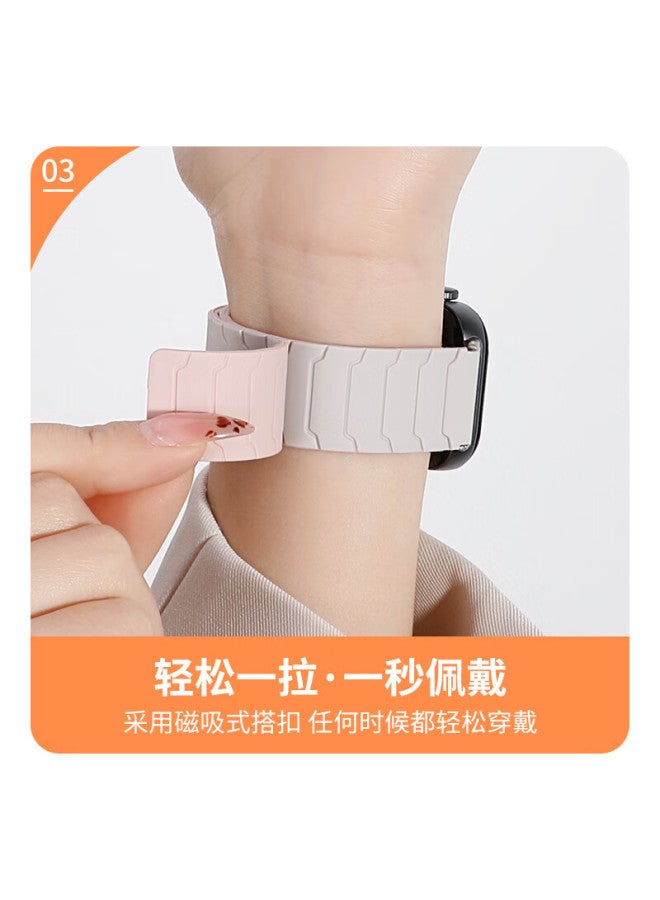 Wei Qiantu Warrior Armor Magnetic Strap For Huawei Fit4Pro/Fit4/Fit3 Watch Band 20Mm Interface [Pink Sand] - Image 4