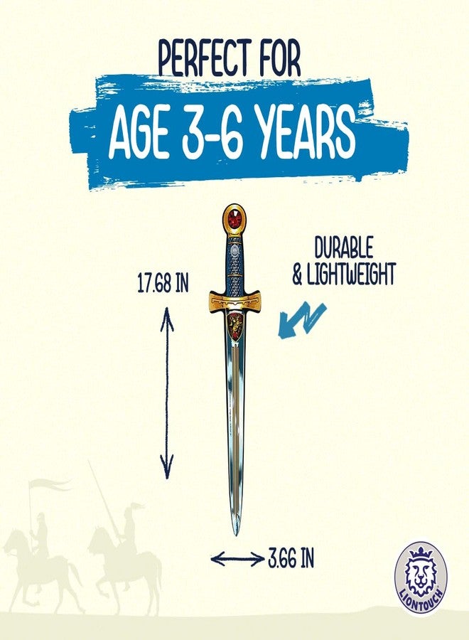 Liontouch - Knight Foam Sword for Boys - 3-6 Years | Pretend Play Toy for Kids & Toddlers with Medieval Horseback Riding Knight Theme | Safe Weapon & Battle Accessory for Kids’ Dress Up & Costumes - Image 5