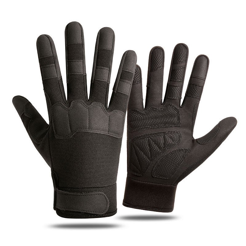 Tactical Gloves Z908 Touchscreen Long Finger Protective Gear 167 black 