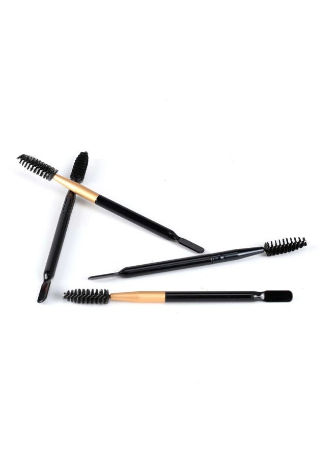 TEONEI Brow Gel Spatula and Spoolie Brush,Eyebrow Applicator Brush with Spatula,Double-Headed Eyelashes Curler Volume Tool,4PCS - Image 3