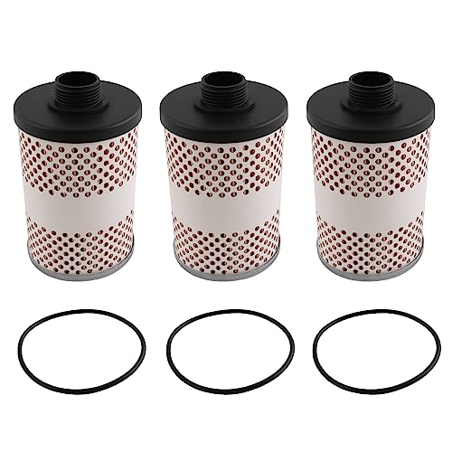 DICMIC 3Pcs 496-5 Fuel Tank Filter Element Replacement for Gasoline and Diesel Water Separate 30 Micron with Protective Sheet - Image 1