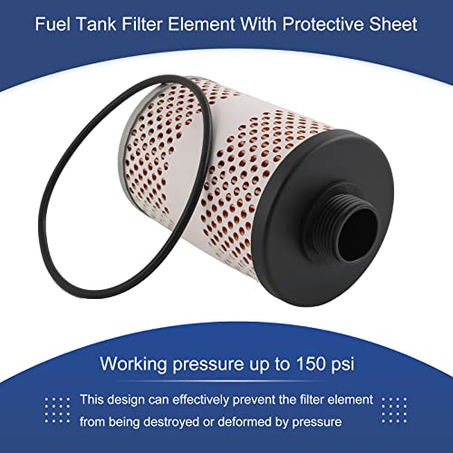 DICMIC 3Pcs 496-5 Fuel Tank Filter Element Replacement for Gasoline and Diesel Water Separate 30 Micron with Protective Sheet - Image 2