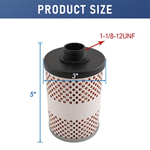 DICMIC 3Pcs 496-5 Fuel Tank Filter Element Replacement for Gasoline and Diesel Water Separate 30 Micron with Protective Sheet - Image 5