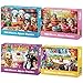 Jeacirio 4Pack 100 Piece Puzzles for Kids Ages 68 810 Year Old Large Piece Puzzles for Seniors 100 Pieces Jigsaw Puzzles for Kids Ages 46 Learning Educational Toys for Boys and Girls Dogs Kittens Donuts - Image 3