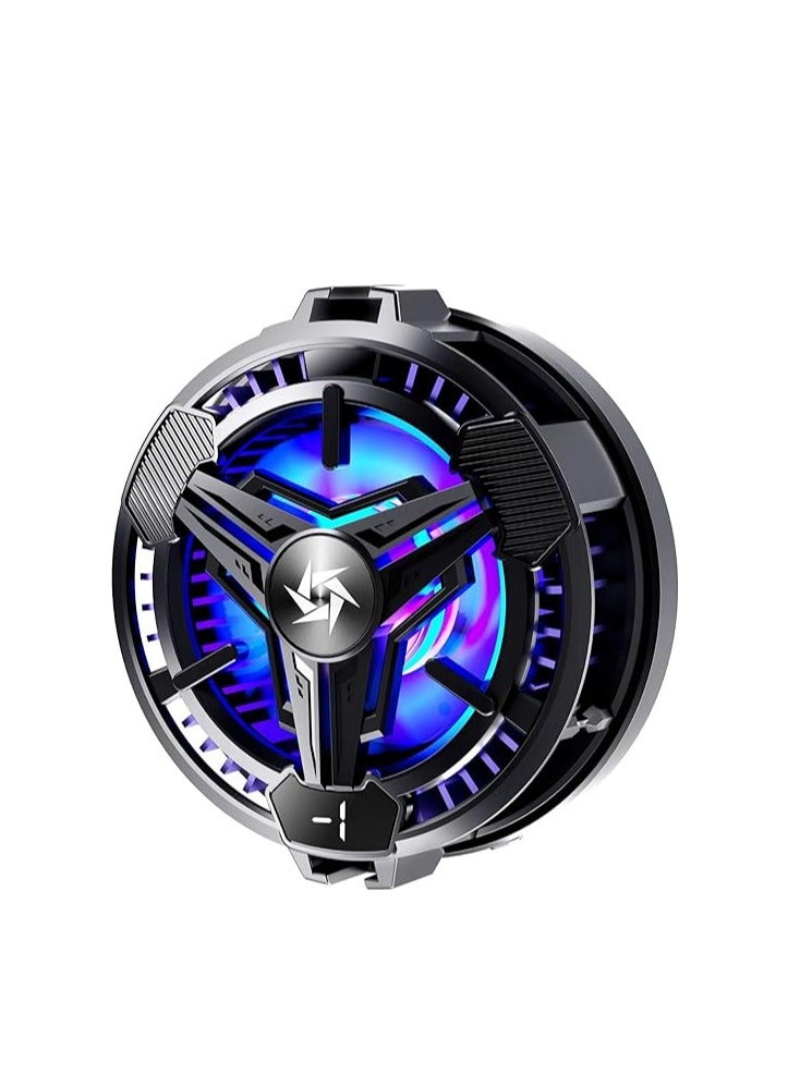 general Mobile Phone Cooler Magnetic Phone Cooling Fan with Semiconductor Cooling Chip, Universal Mobile Phone Semiconductor Cooler for Android/Tablet/iPad Games - Image 1