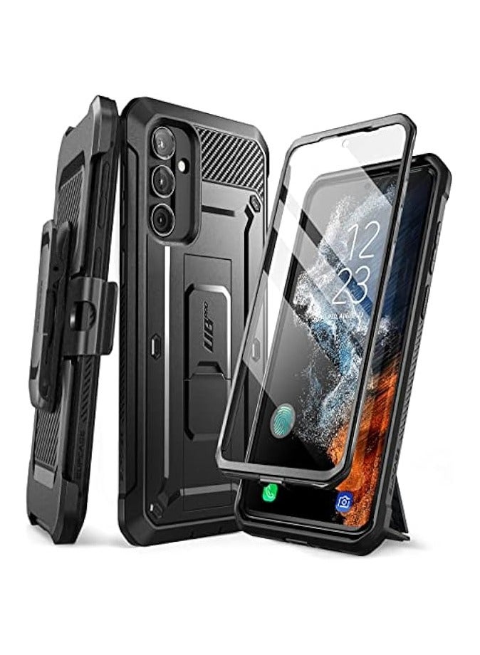سوبكيس حافظة سلسلة SUPCASE Unicorn Beetle Pro مصممة لهاتف Galaxy A54 5G (إصدار 2021)، حافظة متينة لكامل الجسم وحافظة بمسند مع واقي شاشة مدمج - أسود - Image 1