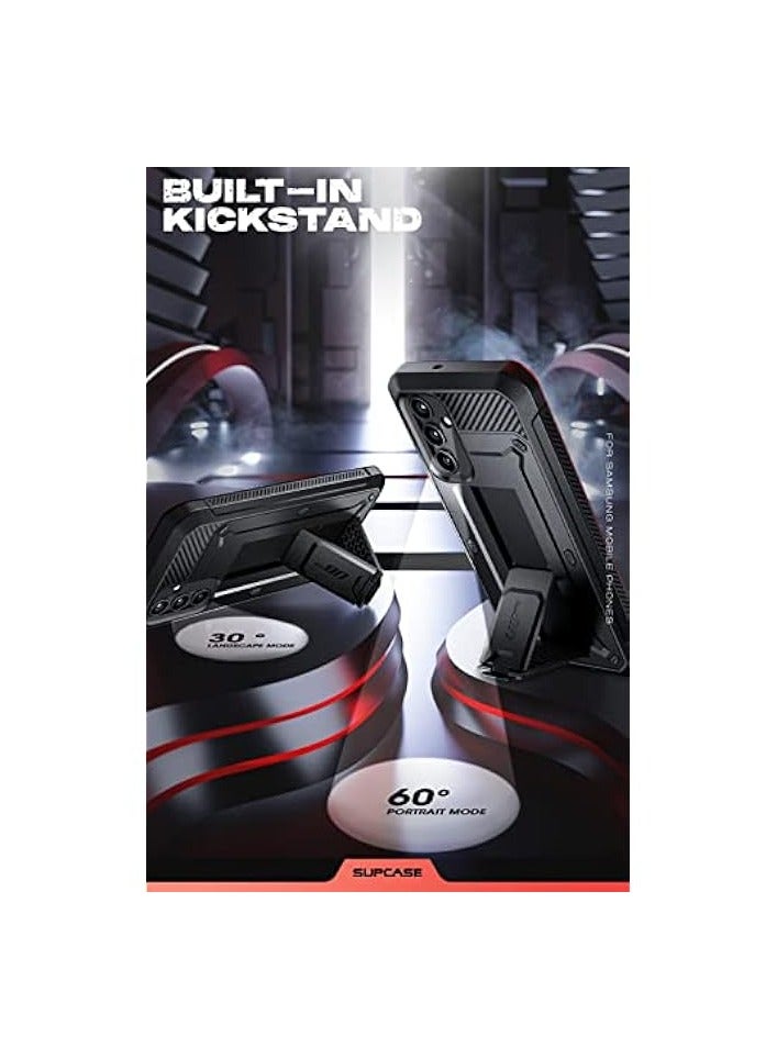 سوبكيس حافظة سلسلة SUPCASE Unicorn Beetle Pro مصممة لهاتف Galaxy A54 5G (إصدار 2021)، حافظة متينة لكامل الجسم وحافظة بمسند مع واقي شاشة مدمج - أسود - Image 3