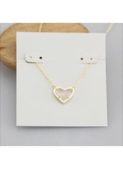 European And American Jewelry Love-shaped Peach Heart Short Necklace Clavicle Chain