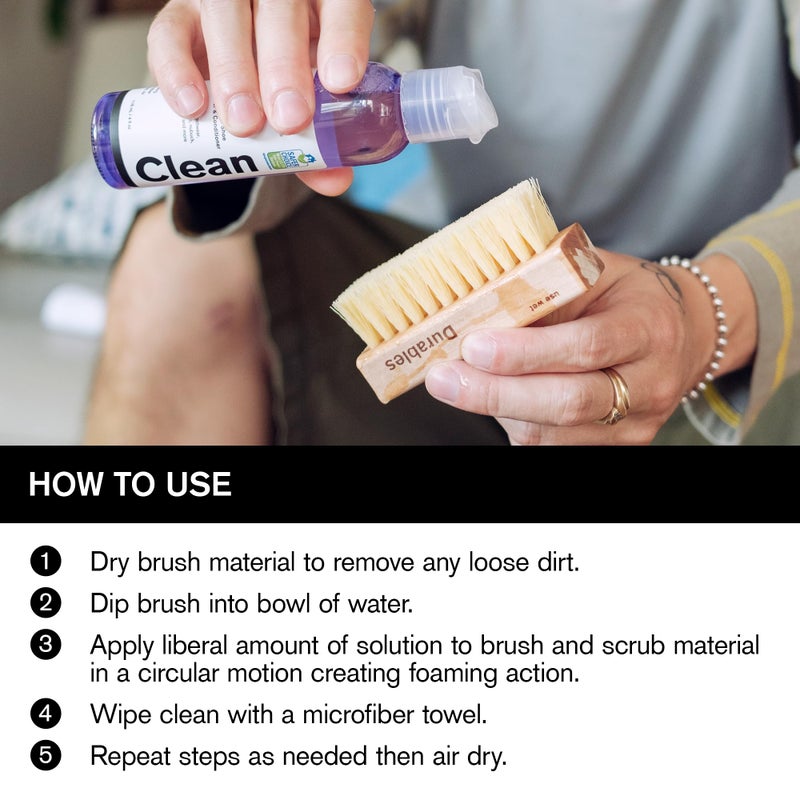 Jason Markk Deep Cleaning Solution, Shoe Cleaner, Cleans & Conditions, Sneaker Care, Ideal for Footwear, Safe for Leather, Suede, Nubuck, Cotton, Knits, 8oz - Image 4