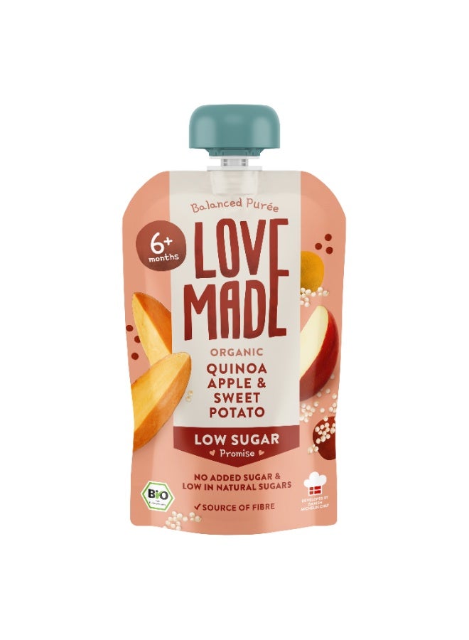 Love Made Organic Veggie & Fruit Smoothie - Quinoa Apple & Sweet Potato - 100g - Image 1