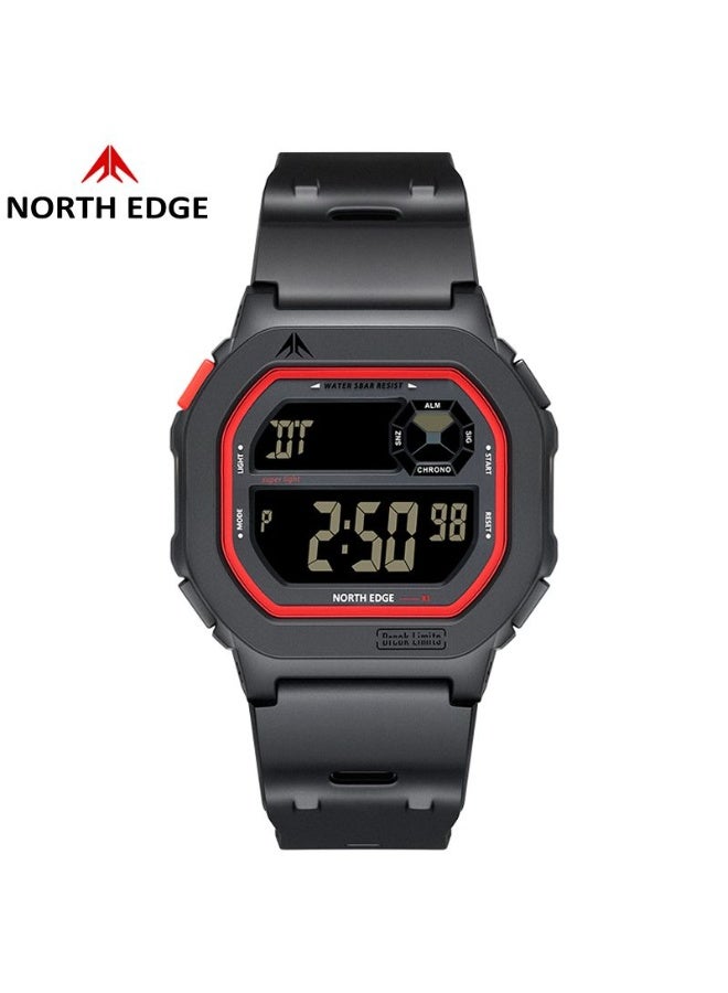 NORTH EDGE trend night light waterproof sports electronic watch for couples, suitable for all age groups - Image 1