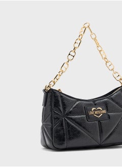 Love Moschino Chain Detailed Zip Over Clutche  - Image 3