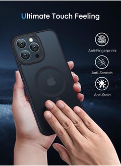 iPhone 15 Pro Case Matte Finish Magnetic 14 FT Drop Protection Shock Proof Matte Translucent Back Ultra Slim Protection Cover Black Titanium - pzsku/ZE519B55AEAEEA72EA73CZ/45/_/1701321508/639c7d49-c14d-4f8c-9b5e-188d2dbe5f32