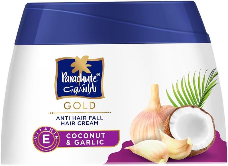 Parachute Gold Anti Hair Fall Hair Cream with Coconut and Garlic - 210g - Image 1