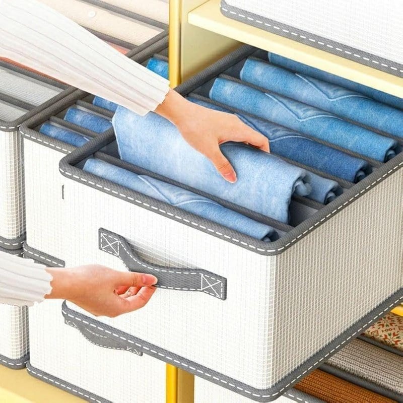 Foldable Drawer Wardrobe - Washable Closet Organizer for Jeans, Pants, Shirts and Dresses for a Limited Time