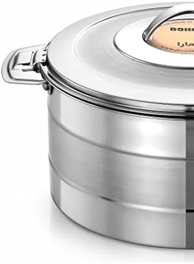 Bohara 119161 Stainless Steel Indian Serving Hotpot 2000 Ml Capacity - Image 2