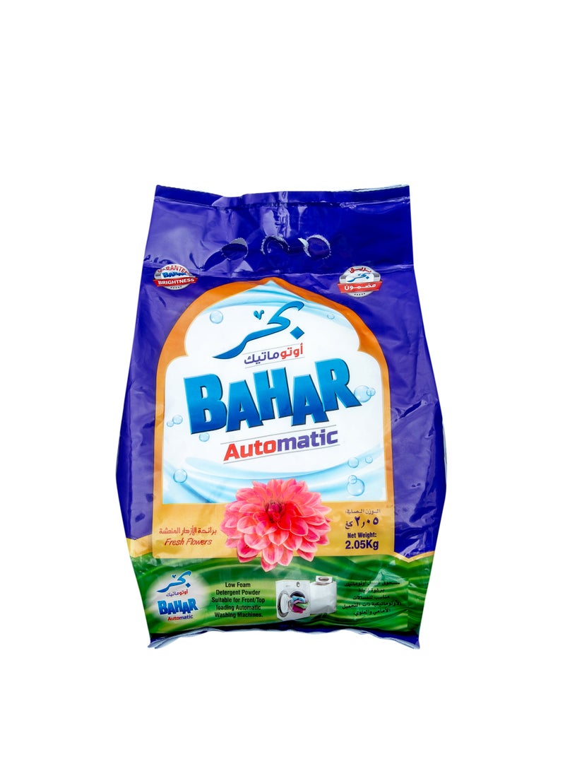 بحر مسحوق غسيل أوتوماتيكي، برائحة الزهور المنعشة، لغسالات الملابس، تنظيف عميق ورائحة تدوم طويلاً، 2.05 كجم - Image 1
