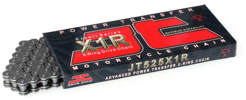 JT Chain JTC525X1R3108RL (525 Series) Black Steel 108 Link Heavy Duty X-Ring Chain with Connecting Link - Image 4