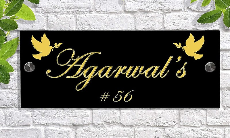 Designs N Decor Latest Acrylic Name and Number Plates for Home Office Outdoor DecorationAcrylic Name for Home Decor - Image 2