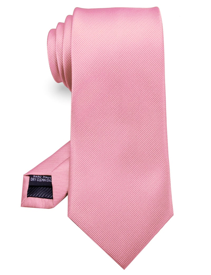 RBOCOTT Pink Tie Formal Necktie for Men (pink) - Image 1