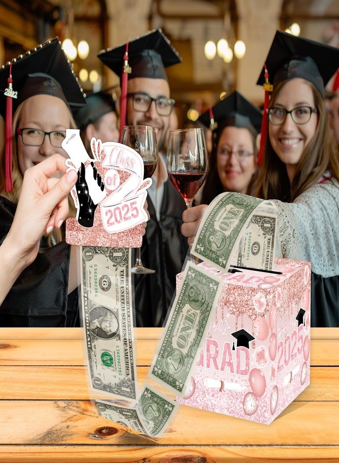 ALodr Graduation Money Box for Cash Gift, Graduation Party Gifts, Class of 2025 Money Box Pull Surprise, Graduation Money Box with Pull Out Card and Cash Holder, Graduation Money Pull Box for Boy Girl - Image 5