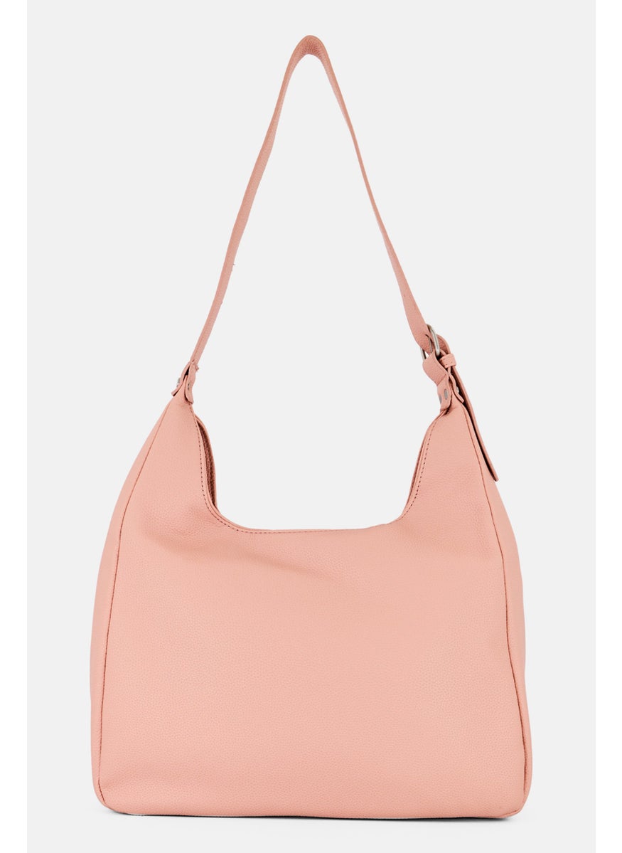 French Connection Women Brand Logo Shoulder Bag, Peach  - Image 2