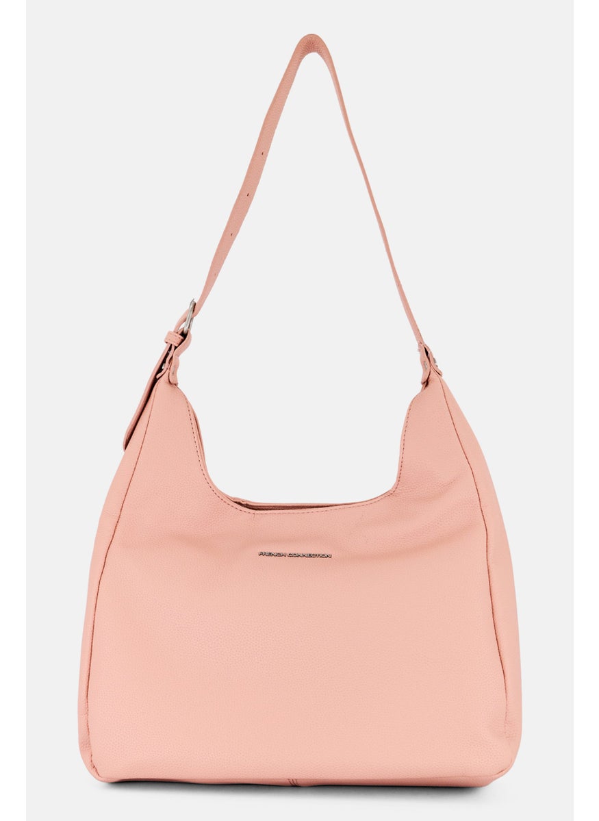 French Connection Women Brand Logo Shoulder Bag, Peach  - Image 1
