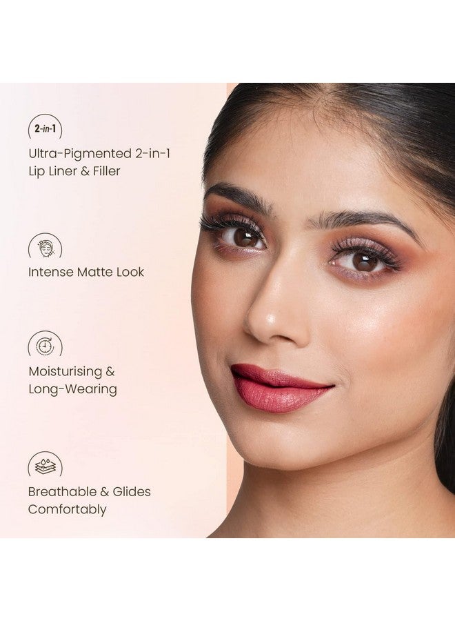 lele ABSOLUTE LIPS Non Transfer Waterproof Lipstick, Long Lasting Smudge Proof Highly Pigmented Shade 09 (ROYAL MEHROON) - Image 4