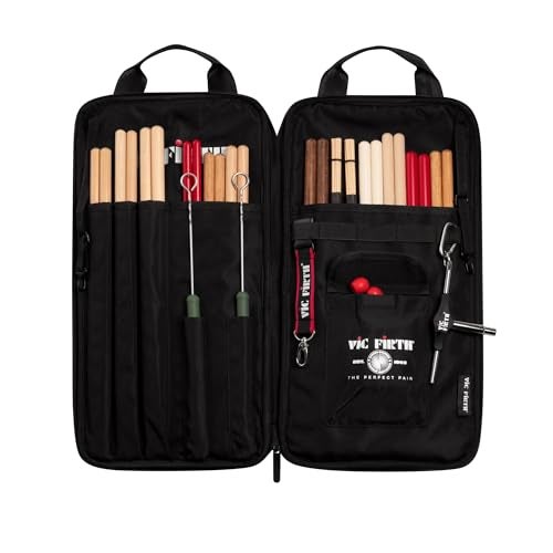 Vic Firth حقيبة عصي فيك فيرث بيرفورمر كلاسيك، أسود - Image 3