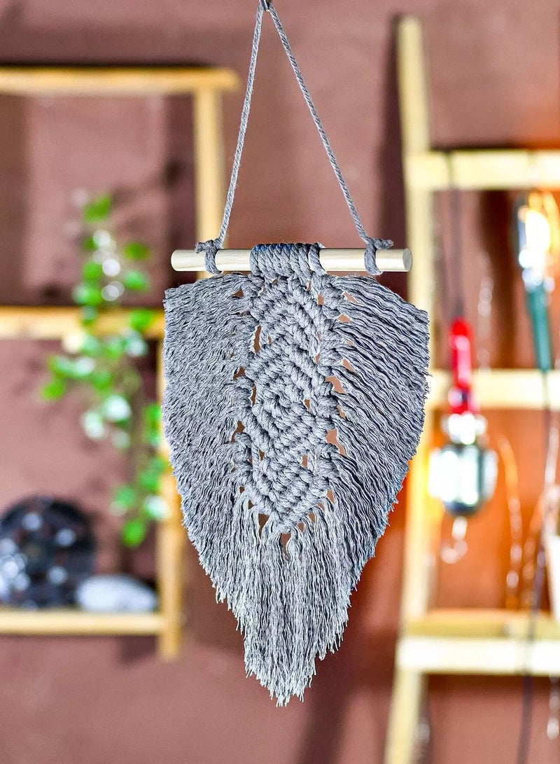 1pc Braided Leaf Wall Hanging  - Image 5