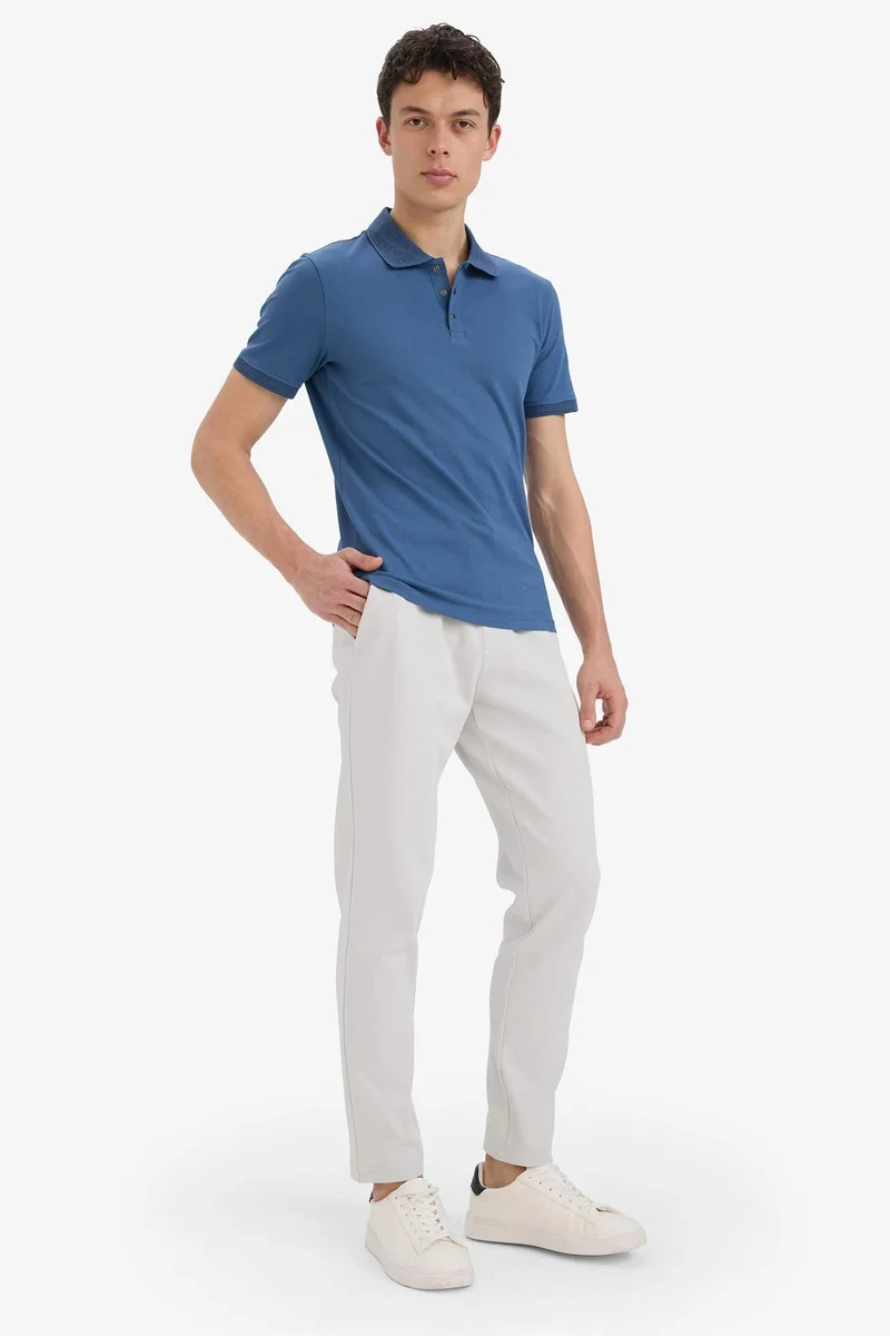 Regular Fit Skinny Leg Trousers