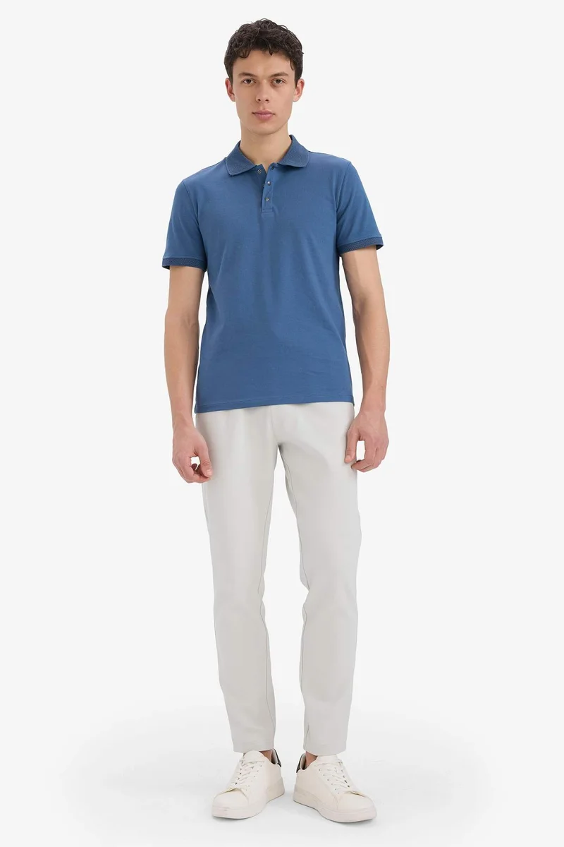 Defacto  Regular Fit Skinny Leg Trousers for Men | Best Price UAE