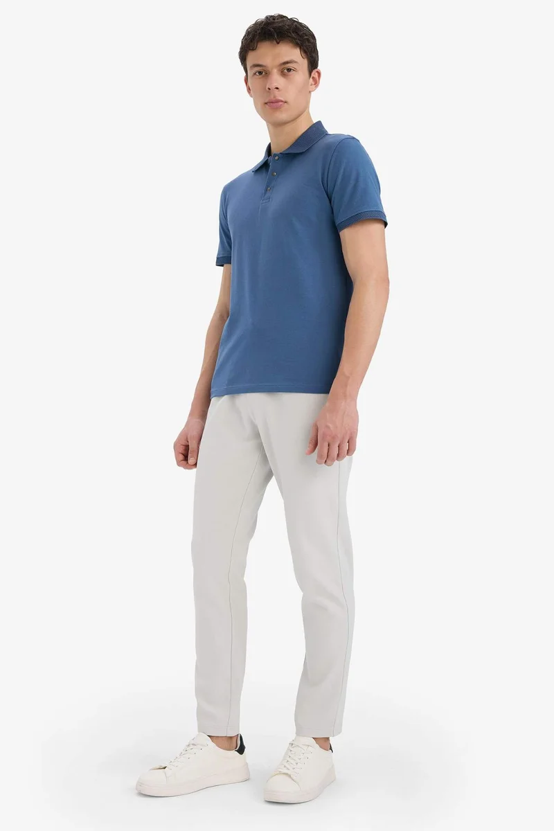 Defacto  Regular Fit Skinny Leg Trousers for Men | Best Price UAE