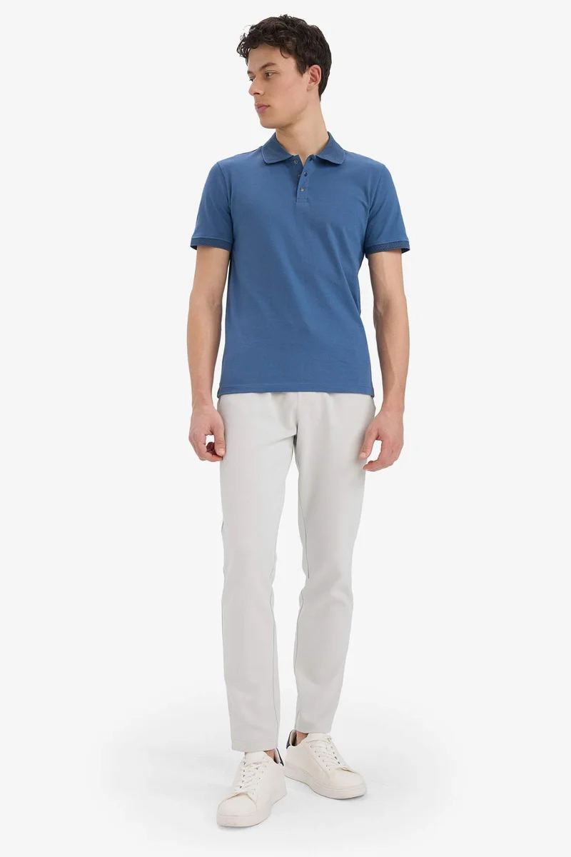 Defacto  Regular Fit Skinny Leg Trousers for Men | Best Price UAE