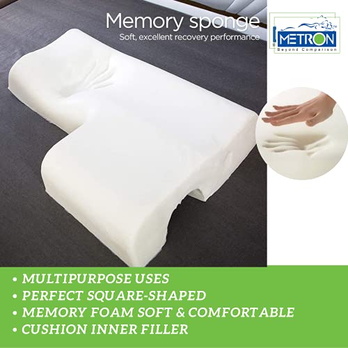 METRON Memory Foam Right Hand Side Couple Hug Arm Hand Pressure Sleeping Love Pillow (Size- 25.5 X 18 X 4.5 Inches) - Image 5