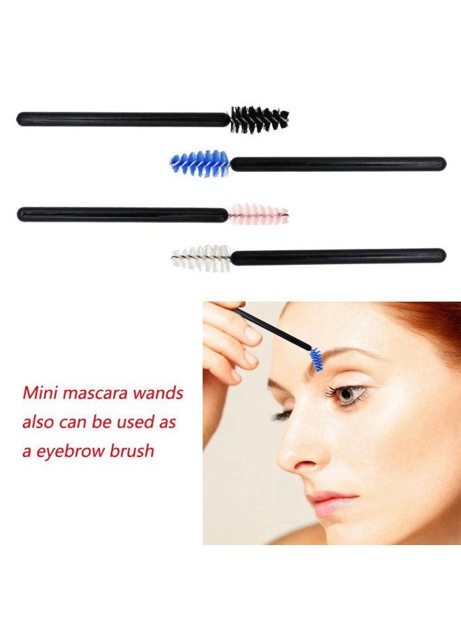 MyAoKuE-UP 400 Pack Mini Mascara Wands, Disposable Small Lash Brushes for Lower Lashes Eyelash Extensions Makeup Applicators Tool - Image 5