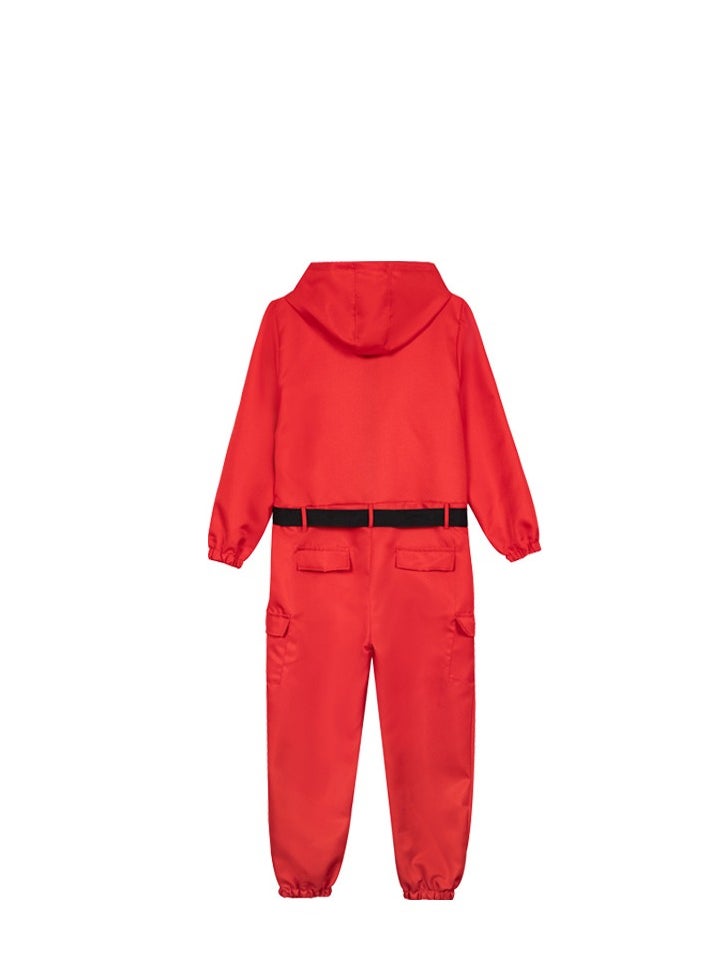 GUDOO iToy, Your Favourite Character Costume, Red Jumpsuit Costume, Large Sizes Available, 8-10 Years Old, Cloth, ملابس لعبة الحبار  - Image 3