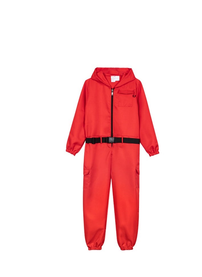 GUDOO iToy, Your Favourite Character Costume, Red Jumpsuit Costume, Large Sizes Available, 8-10 Years Old, Cloth, ملابس لعبة الحبار  - Image 2