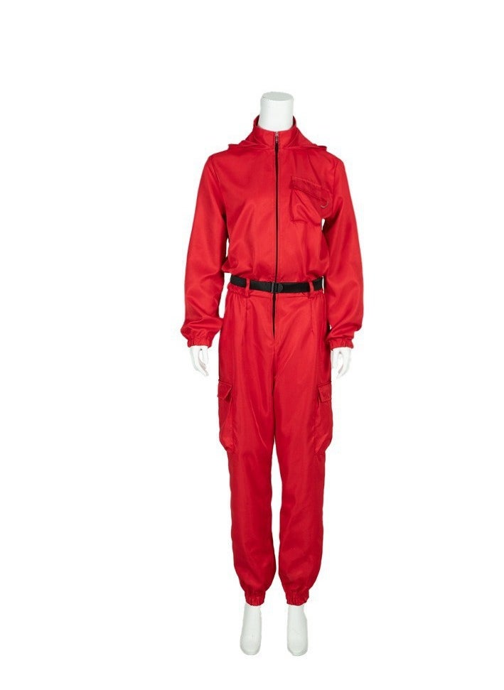 GUDOO iToy, Your Favourite Character Costume, Red Jumpsuit Costume, Large Sizes Available, 8-10 Years Old, Cloth, ملابس لعبة الحبار  - Image 4