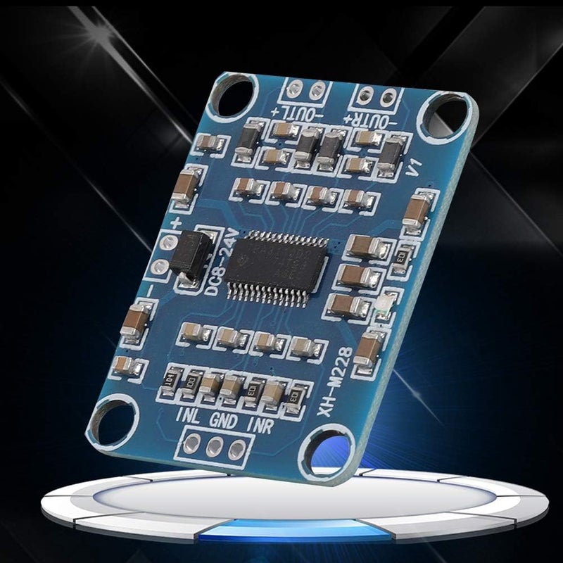 Pilipane Mini Digital Amplifier Board, Digital Stereo Amplifier, Audio Amplifier Module, TPA3110 2X15W Digital Audio Stereo Amplifier Module Board Mini Binaural - Image 2