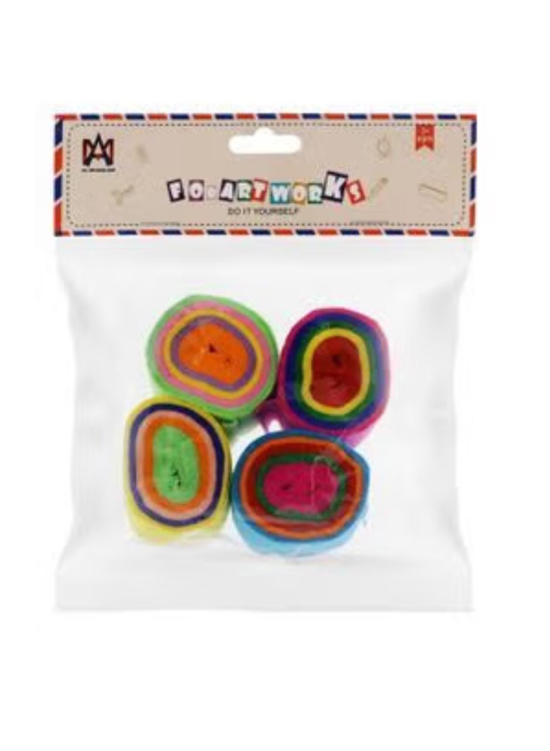 Artworks Assorted Crepe Paper Rolls, 4 Pack - Image 1